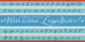 08  Winsome  My Fonts  Ligatures
